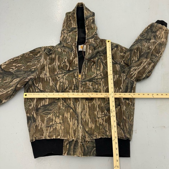 Rare Carhartt Vintage Mossy Oak Treestand Camo Zip Up Hooded Jacket - Picture 3 of 6
